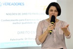 Diretora da Escola do Legislativo e vereadora Nancy Thame