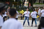 Participantes de caminhada seguiram para a praça José Bonifácio