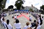 Participantes de caminhada seguiram para a praça José Bonifácio