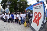 Participantes de caminhada seguiram para a praça José Bonifácio