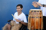 As aulas de capoeira é uma das atividades que a Apae proporciona aos alunos