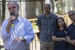 Lions e Rotarys de Piracicaba confeccionaram busto em homenagem ao fundador do espaço