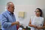 Gilmar Rotta visitou o posto do Programa de Saúde da Família em Ibitiruna