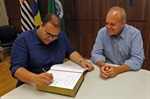 Gilmar Rotta (MDB) recebeu o presidente da Câmara de Itapira