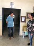 Na EE. Professor Sabino Stênico, vereador foi recebido e acompanhado pela diretora Raquel Nassar 