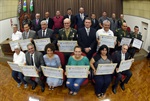 Solenidade foi promovida por Trevisan na noite desta quarta-feira