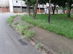 Praça antes da realização do serviço