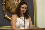 Adriana Maria Nicolau falou em nome das homenageadas