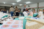 Grupo foi homenageado pela doação de mais de duas mil peças de tricô