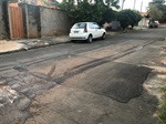 Foto mostra como ficou a rua após a realização do serviço
