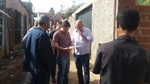 Gilmar Rotta foi acompanhado pelo presidente da Emdhap, o engenheiro da secretaria de obras e equipe da CPFL