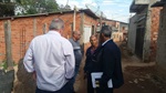 Gilmar Rotta foi acompanhado pelo presidente da Emdhap, o engenheiro da secretaria de obras e equipe da CPFL