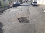 Rua Martim Afonso de Souza antes da manutenção