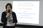 Aula apresentou conceitos básicos de astronomia