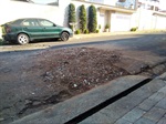 Em visita ao local, vereador identificou buracos fechados com terra, sem pavimentação