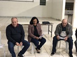 Gilmar Rotta com os moradores do Jardim Nova Iguaçu