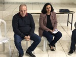 Gilmar Rotta com os moradores do Jardim Nova Iguaçu