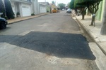 Foto mostra como ficou a rua após a manutenção realizada
