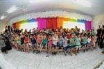 Escola Municipal de Educação Infantil "Olindo Rizzato Paschoal" promoveu confraternização na tarde desta quarta-feira