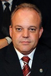 Gilmar Rotta na cerimônia de diplomação dos vereadores, em 17.dez.2012
