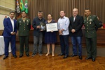 Solenidade que desativa a 10ª Delegacia Militar aconteceu na Câmara