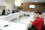 Reunião ocorreu na sala de reuniões B do 2º andar do prédio anexo da Câmara