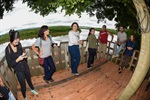 Bate-papo reuniu moradores do Tanquã, a vereadora Nancy Thame e estudantes da Esalq-USP