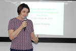 A palestra ocorreu na sala de aula da Escola do Legislativo