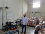 Trevisan Jr. fiscaliza Banco de Alimentos, no bairro Jaraguá