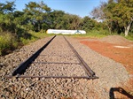 Um trecho de estrada de ferro foi construído pela Esalq LOG para abrigar o Museu de Logística Luiz de Queiroz. Locomotiva fará parte do acervo. (foto: Divulgação)