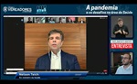 Ex-ministro Nelson Teich durante o programa "Parlamento Aberto Entrevista"