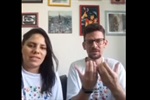 Thiago Pereira da Silva se comunicou usando a língua de sinais