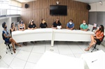 Vereador reuniu-se com grupo de condutores de vans nesta quinta-feira