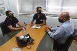 Fabricio Polezi se reuniu, terça-feira (2), com o presidente da autarquia