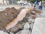 Desobstrução de rede garante abastecimento de água no Parque Orlanda