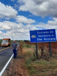 Obras em estrada facilita o acesso aos bairros Santana e Santa Olímpia