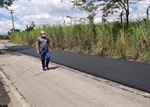 Obras em estrada facilita o acesso aos bairros Santana e Santa Olímpia