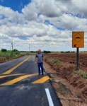 Obras em estrada facilita o acesso aos bairros Santana e Santa Olímpia
