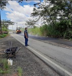 Obras em estrada facilita o acesso aos bairros Santana e Santa Olímpia