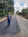 Obras em estrada facilita o acesso aos bairros Santana e Santa Olímpia