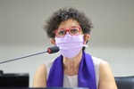 Rai de Almeida, de máscara em reunião na Câmara, defende conscientização sobre a importância da proteção facial