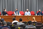 Vereadores tiveram reunião de trabalho com o prefeito Luciano Almeida na tarde desta quinta-feira