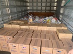 Foram arrecadados 2.270 quilos de alimentos não-perecíveis e 60 kits de limpeza e higiene pessoal