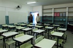 Pedro Kawai na Escola Estadual "Pedro de Mello", em Tupi