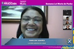 Marilda Soares elencou ações locais desenvolvidas pelo CRAM