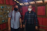 Vereador Laercio Trevisan Jr. (PL) e secretário Municipal de Obras, Paulo Sérgio Ferreira da Silva, visitaram “Barraco Frei Sigrist” 