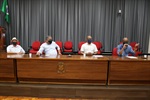 Da esquerda para a direita, Paulo Camolesi, Paulo Campos, Acácio Godoy e Cássio Fala Pira
