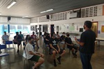 Vereador Pedro Kawai (PSDB) em palestra para alunos do novotec