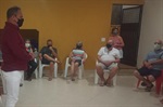 Josef Borges (Solidariedade) se reuniu com os moradores na terça-feira (21)