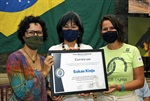 Silvia Morales, Sakae Kinjo e Carine Faleiros